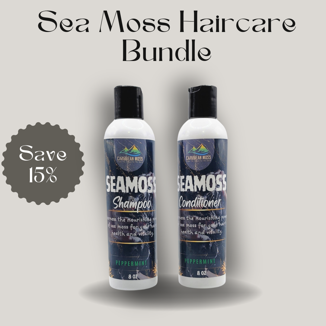 Sea Moss Haircare Bundle (8+8 Oz)