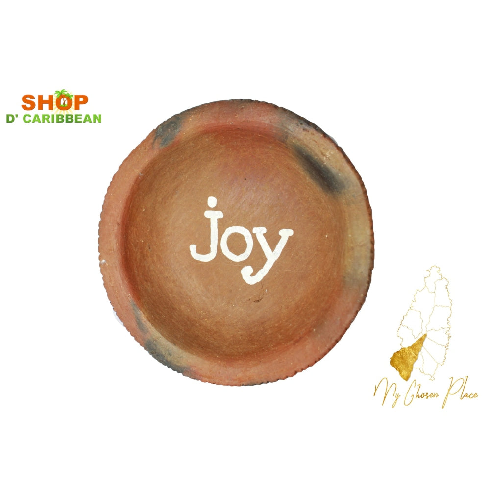 Joy Clay Plate Craft Piece freeshipping - shopdcaribbean
