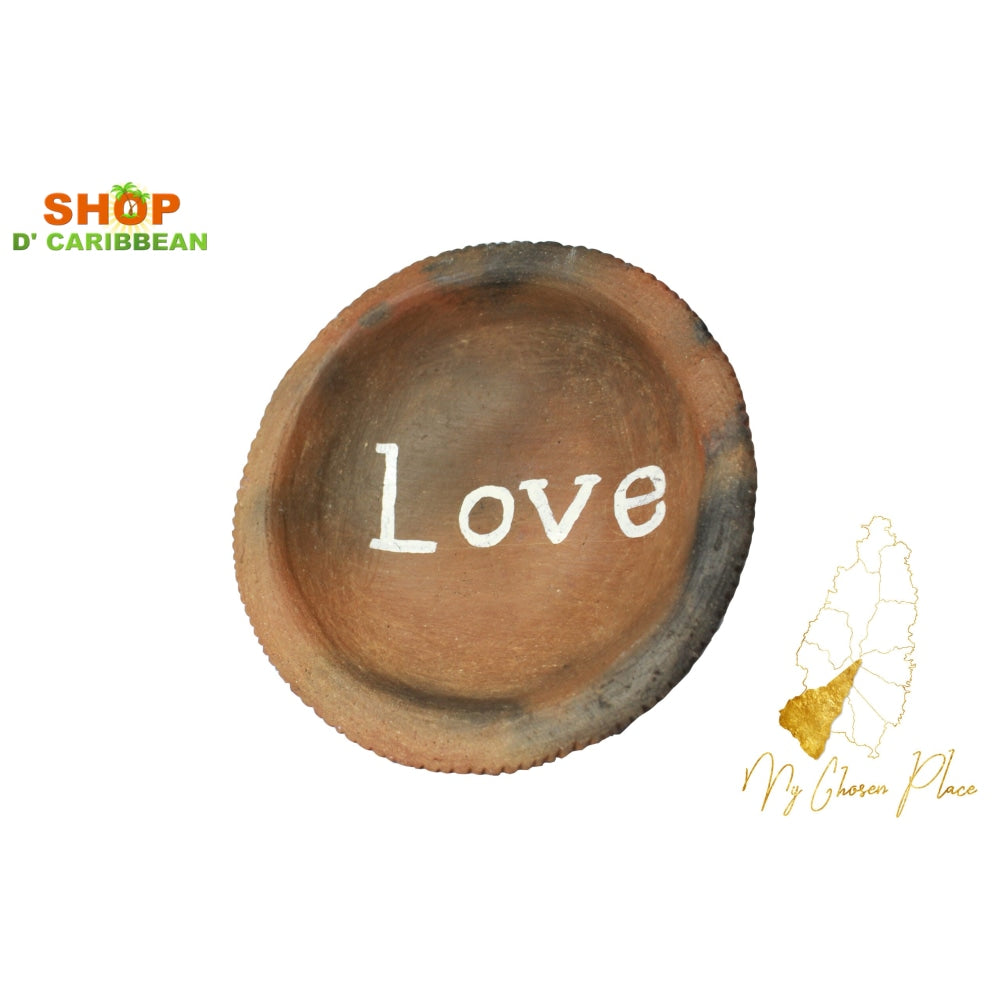 Love Clay Plate Craft Piece freeshipping - shopdcaribbean